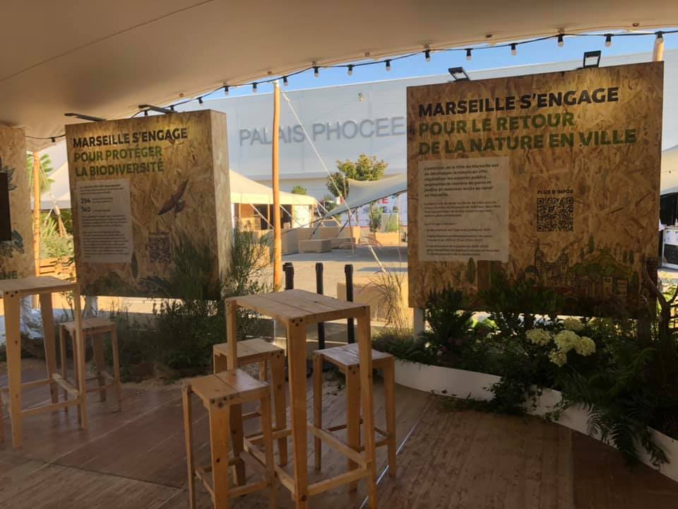 Congrès mondial de la nature 2021 Marseille - stand ville - eventek