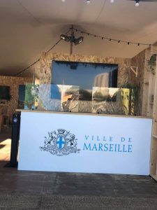 Congrès mondial de la nature 2021 Marseille - stand ville - eventek