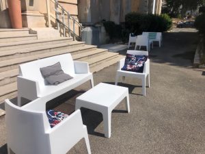 Marseille jazz des cinq continents 2021 - mobilier - eventek